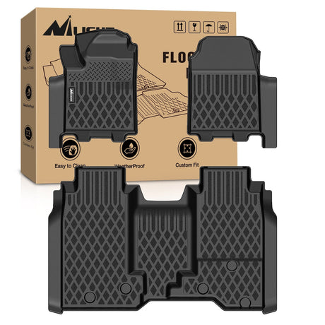 Floor Mat TPE Floor Mats for Chevy Chevrolet Silverado EV WT Only 2024 2025 2026 All Weather Custom Fit Heavy Duty Floor Liners