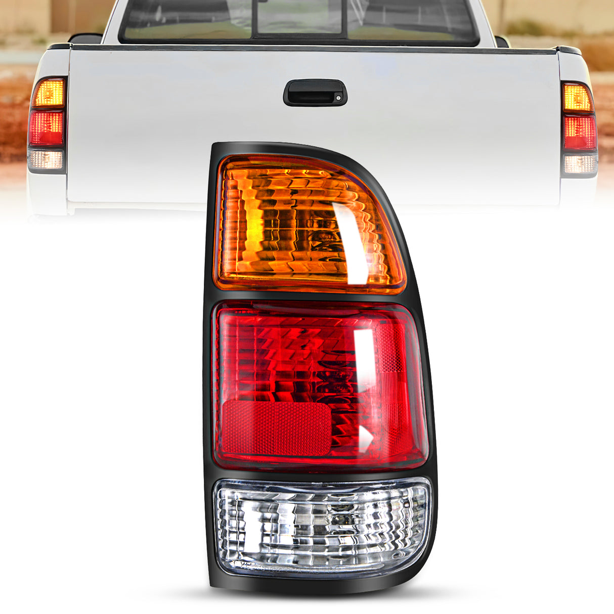 Nilight Taillight Assembly Compatible with 2000 2001 2002 2003 2004 2005 2006 Toyota Tundra Tail Light OE Style Rear Lamp Replacement Right Passenger Side