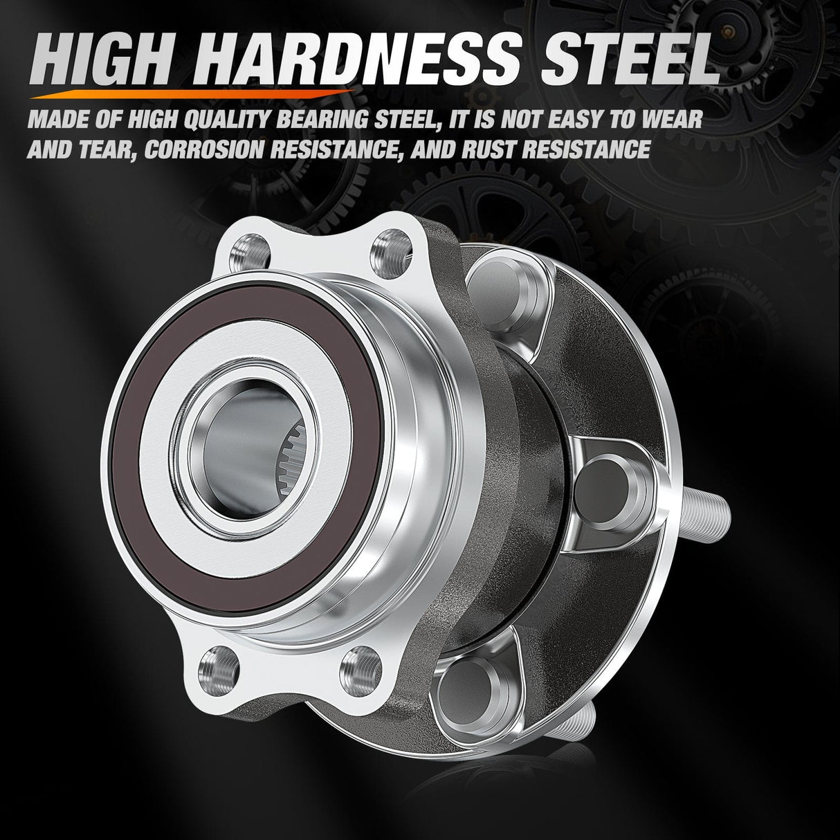 Motor Vehicle Parts Rear Wheel Bearing and Hub Assembly for Subaru Forester 2014 2015 2016 2017 2018, Impreza 2012-2019 2020-2021, Crosstrek 2016-2021, XV Crosstrek 2013-2015 with 5-Lug, OEM 512518