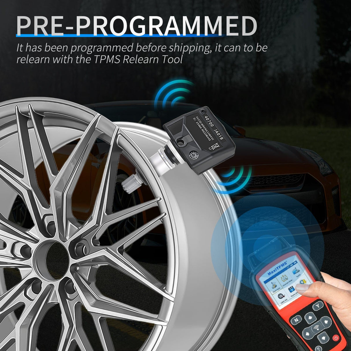 inflator 2004 2005 2006 2007 2008 2009 2010 2011 2012 2013 2014 2015 2016 2017 2018 Nissan Titan Xterra Sentra Infiniti G35 EX35 315Mhz Tire Pressure Monitor Sensor