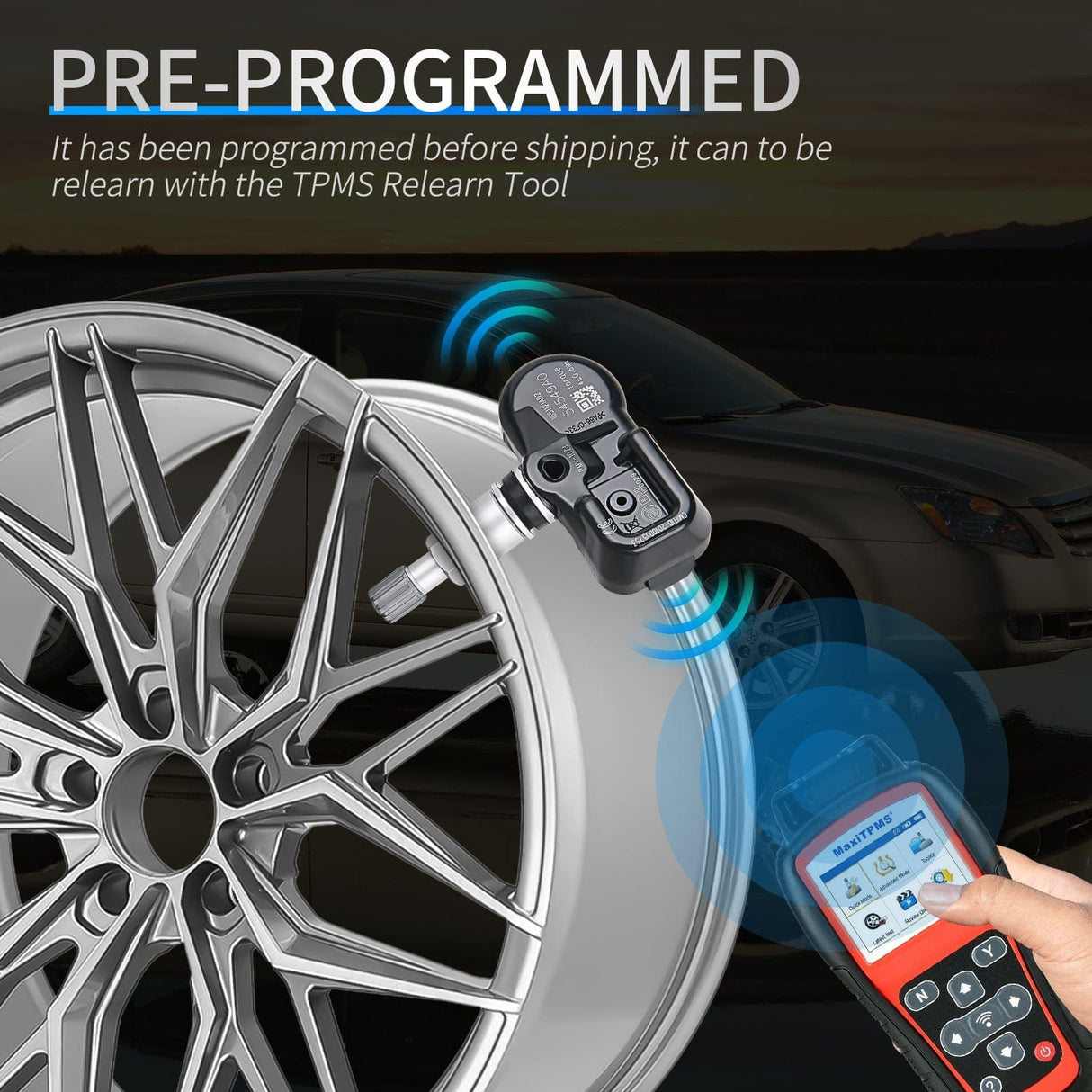 inflator 2003 2004 2005 2006 2007 2008 2009 2010 2011 2012 2013 2014 2015 2016 2017 Toyota 4Runner FJ Cruiser Prius Lexus CT ES Scion Tire Pressure Monitor Sensor