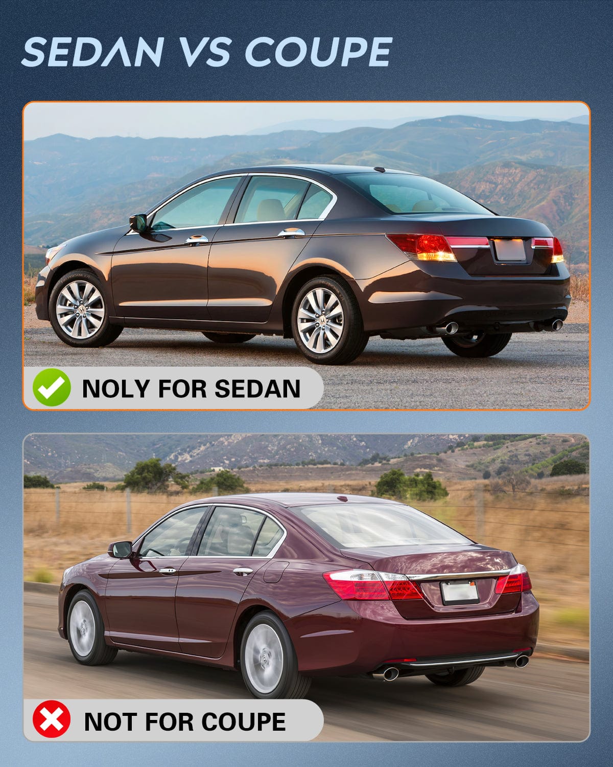 Taillight Assembly Taillight Assembly Compatible with 2008 2009 2010 2011 2012 Honda Accord Tail Lights Rear Lamp Replacement OE Style Driver Side w/Bulbs