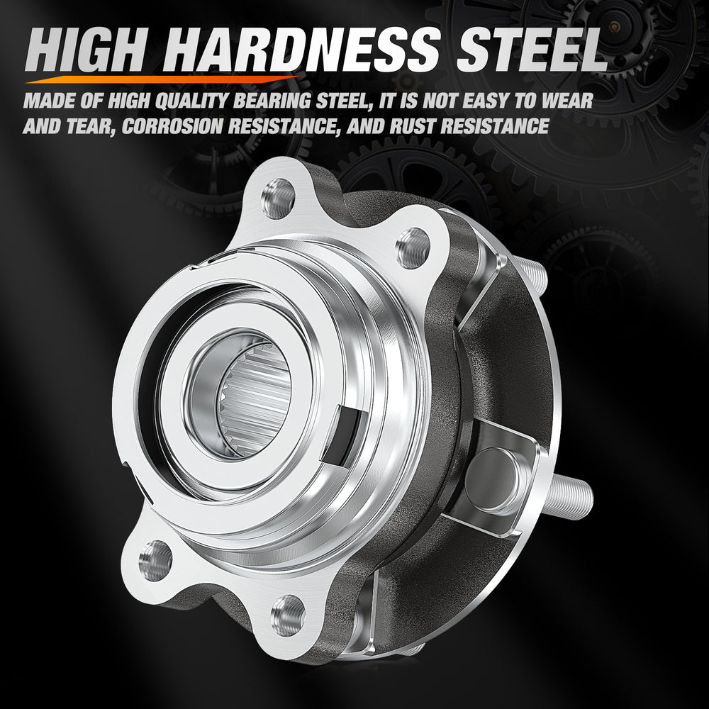 Nilight Front Wheel Hub Bearing Assembly for Nissan Altima 2007-2013 2014 2015 2016 2017 2018, Murano 2009-2018, Maxima 2009-2019, Pathfinder 2013-2019, Infiniti QX60 2013-2017, OEM 513296
