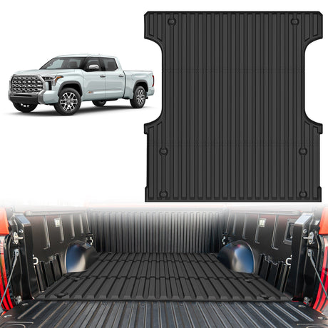 Truck Bed Mat 5.5ft Rubber Short Bed For 2022 2023 2024 Toyota Tundra