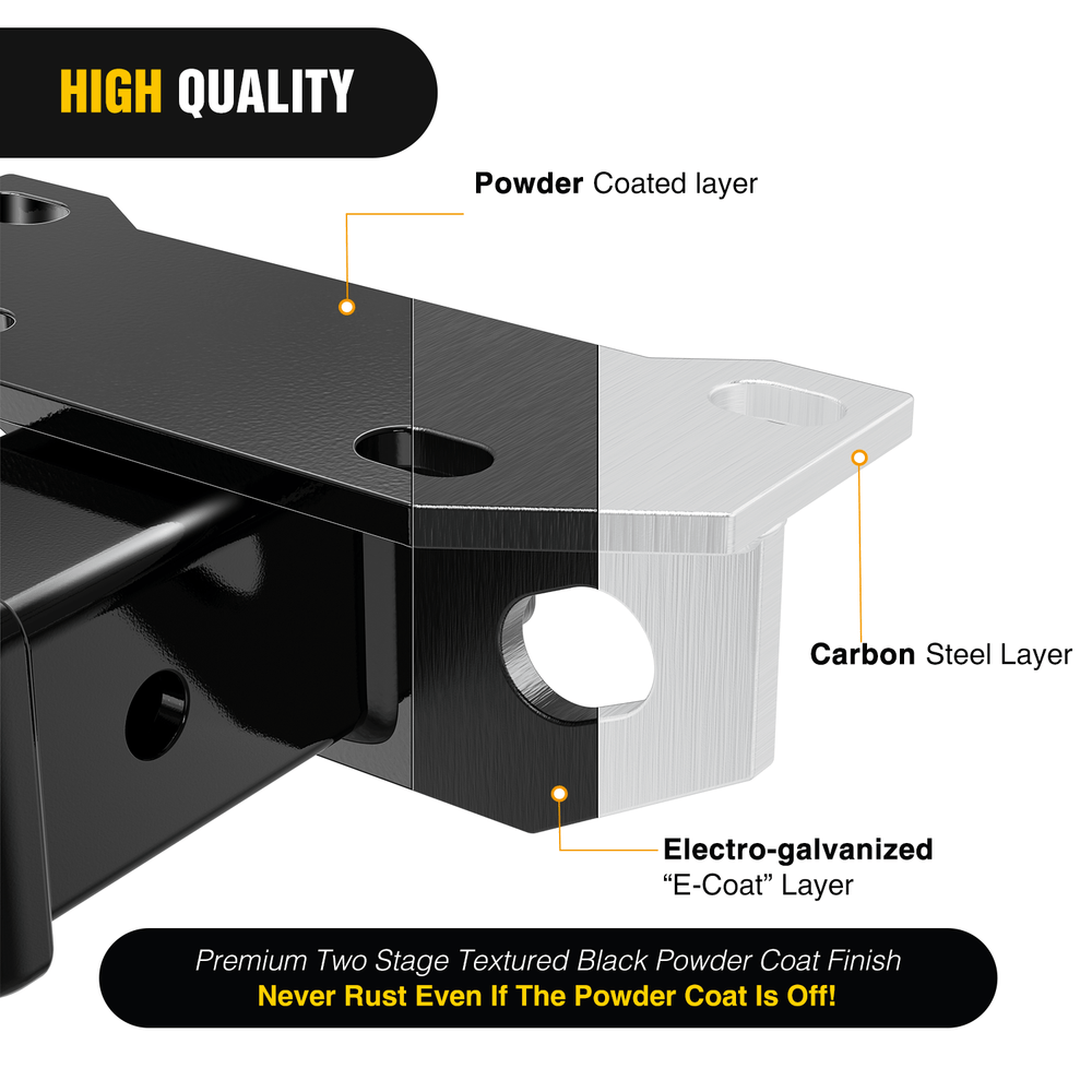 Trailer Hitch 2010 2011 2012 2013 2014 2015 2016 2017 2018 2019 2020 2021 2022 2023 2024 Lexus GX460 2Inch Rear Bumper Tow Trailer Hitch Receiver Kit