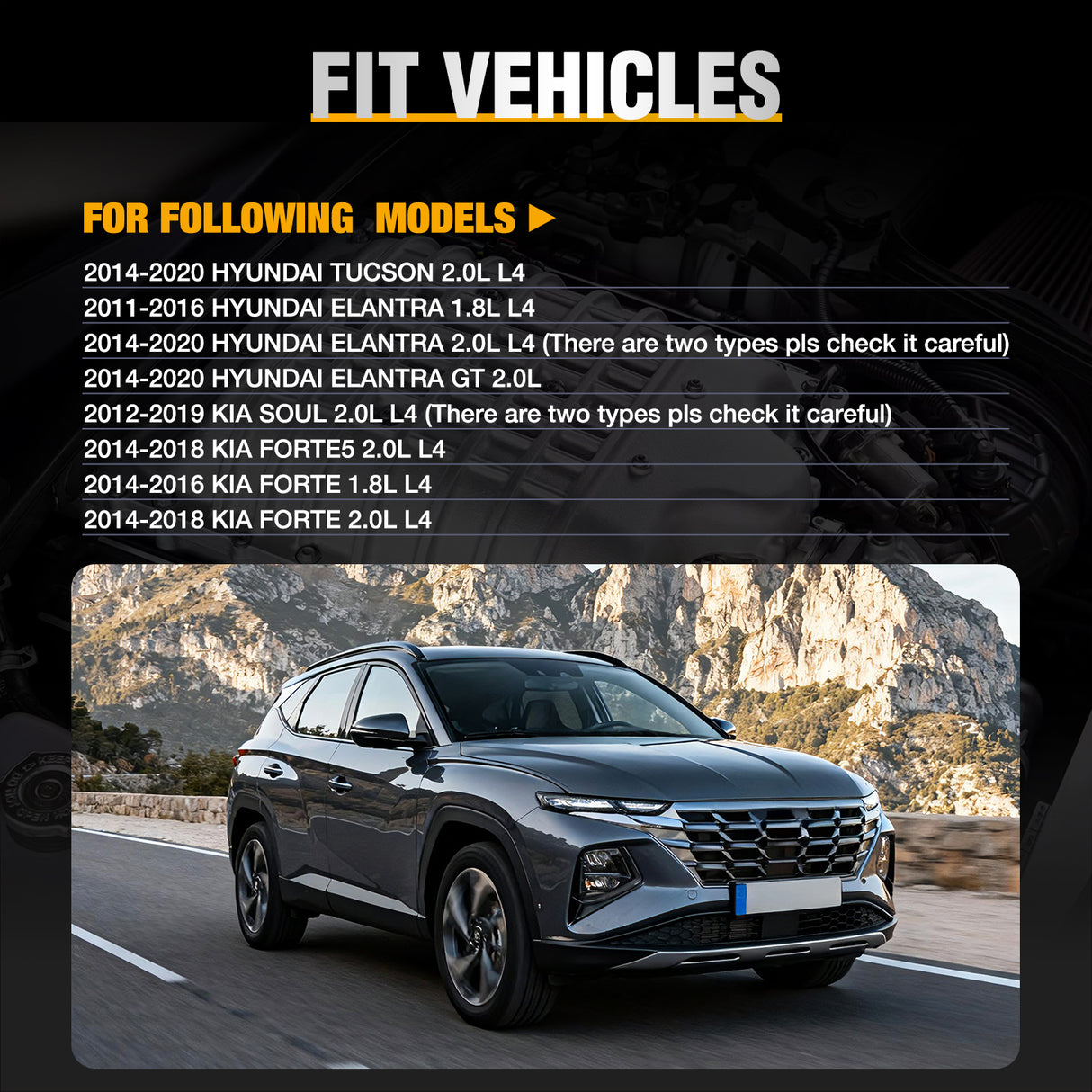 4pcs Ignition Coil Packs Fit UF651 for Hyundai KIA 2011 2012 2013 2014 2015 2016 2017 2018 2019 2020 Tucson Elantra Soul FORTE 1.8 2.0L OE# 5C1861 C1804 1788511 273002E000