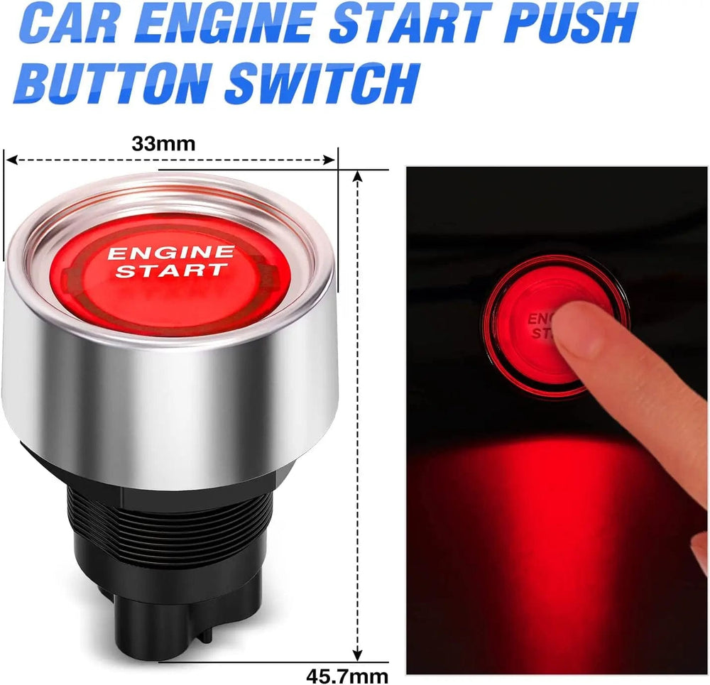 Rocker Switch 2 in 1 Racing Car Ignition Rocker Switch Panel