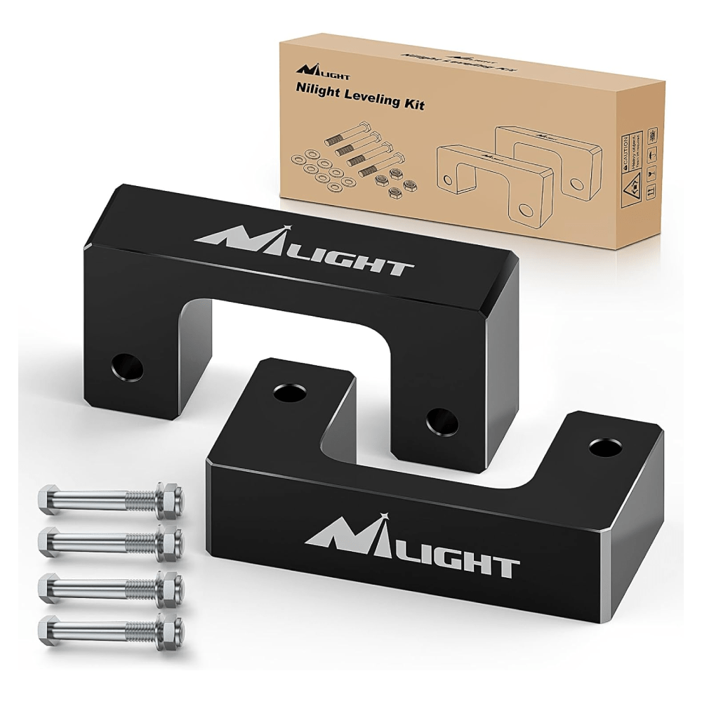 2.5 Inch Leveling Kit for 2007-2023 Chevy Avalanche Silverado Suburban 1500 Tahoe Sierra Yukon XL1500 Nilight