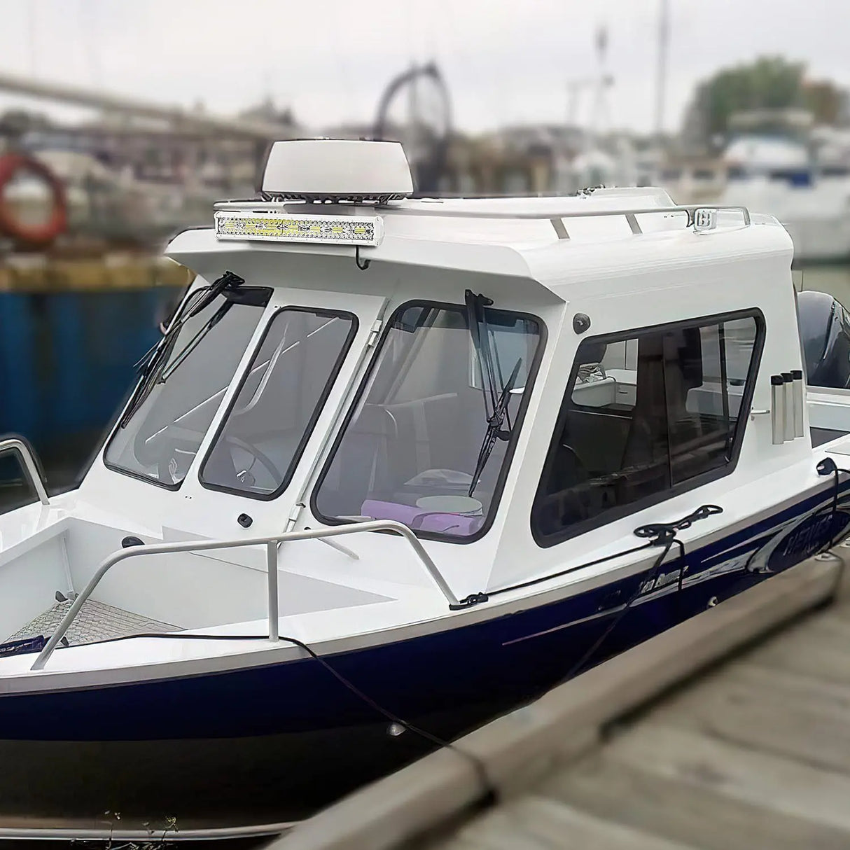 20 Inch 420W Spot Flood Combo White Case Led Light Bar Nilight