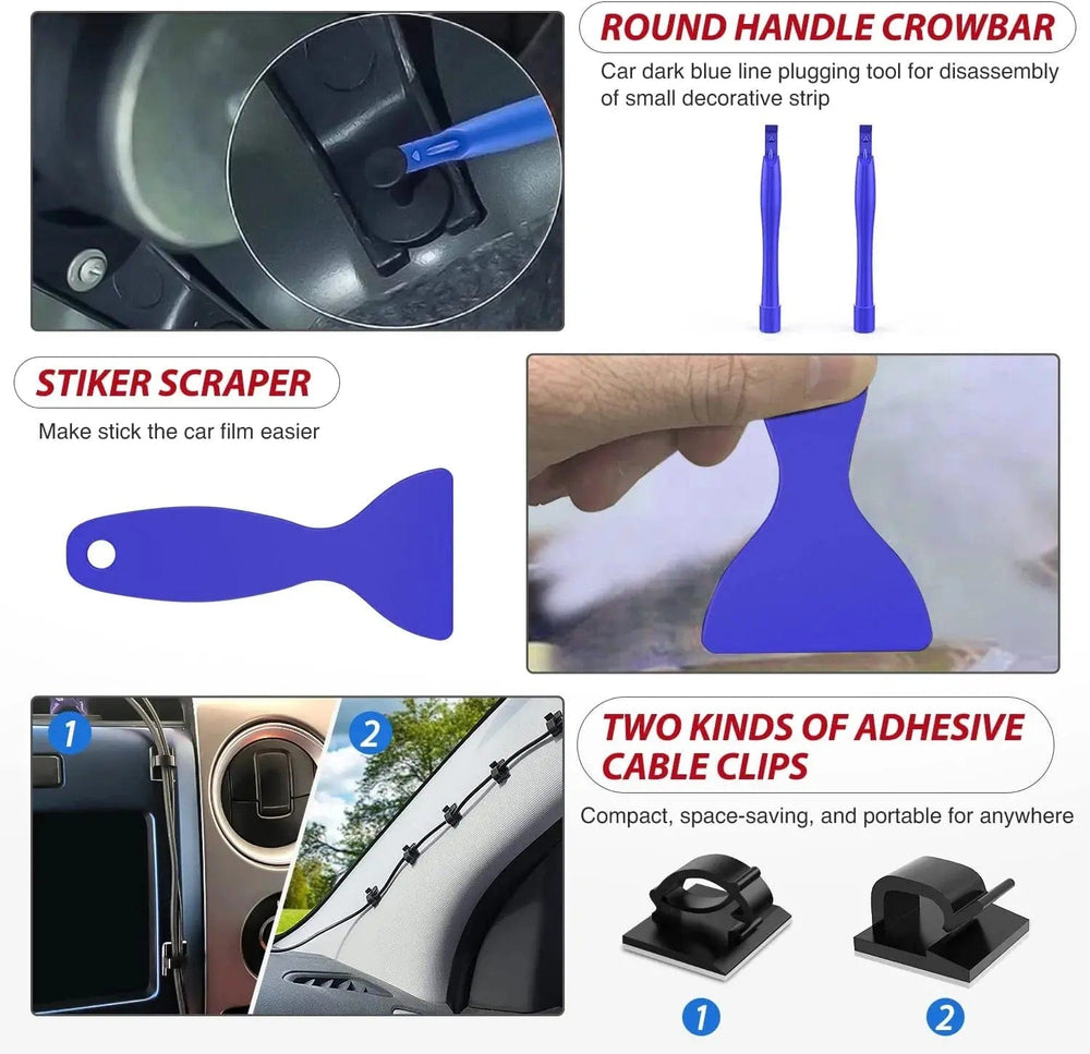 retainer clips 200 Pcs Trim Removal Tool Kit Blue