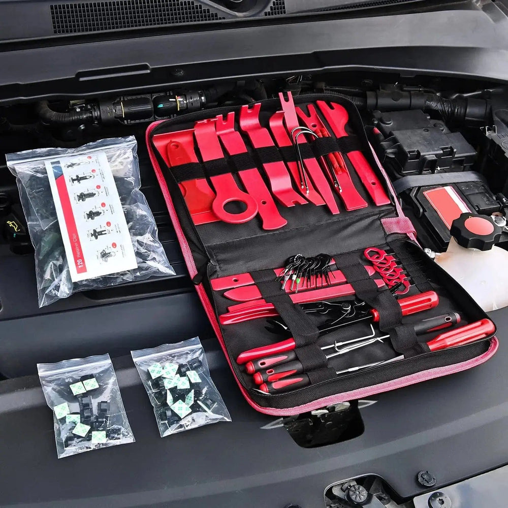 retainer clips 200 Pcs Trim Removal Tool Kit Red