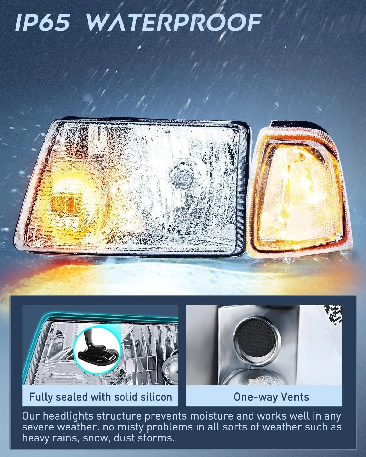 Headlight Assembly 2001 2002 2003 2004 2005 2006 2007 2008 2009 2010 2011 2011 Ford Ranger Headlight Assembly Chrome Case Clear Reflector