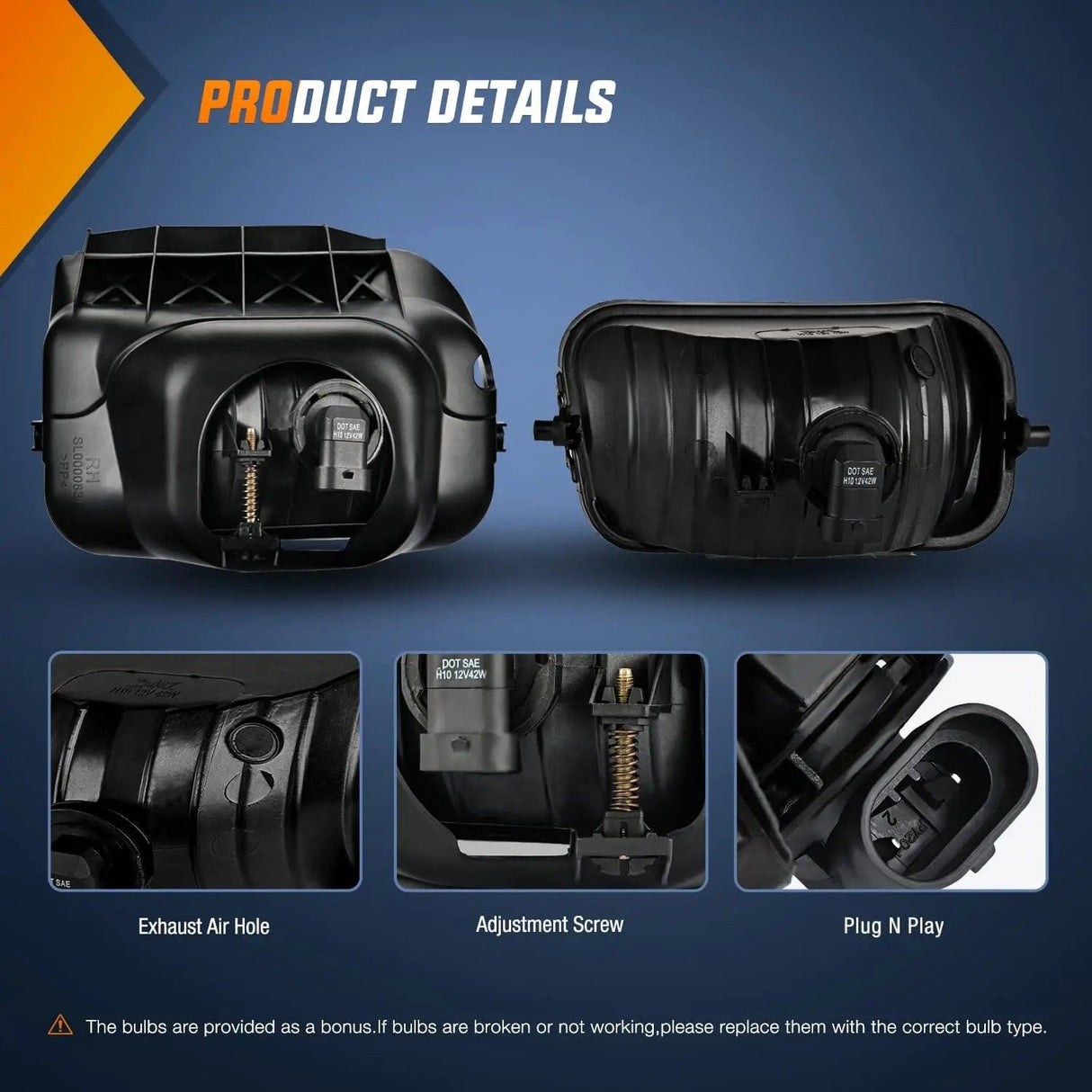 Fog Light Assembly 2002 2003 2004 2005 2006 2007 Chevy Silverado 1500 2500 3500 2002 2003 2004 2005 2006 Avalanche Fog Light Assembly