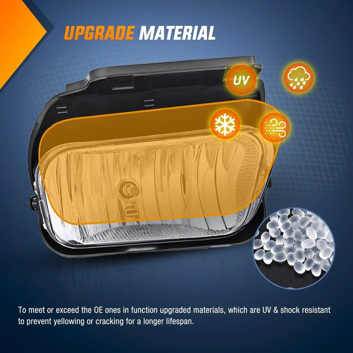 Fog Light Assembly 2002 2003 2004 2005 2006 2007 Chevy Silverado 1500 2500 3500 2002 2003 2004 2005 2006 Avalanche Fog Light Assembly