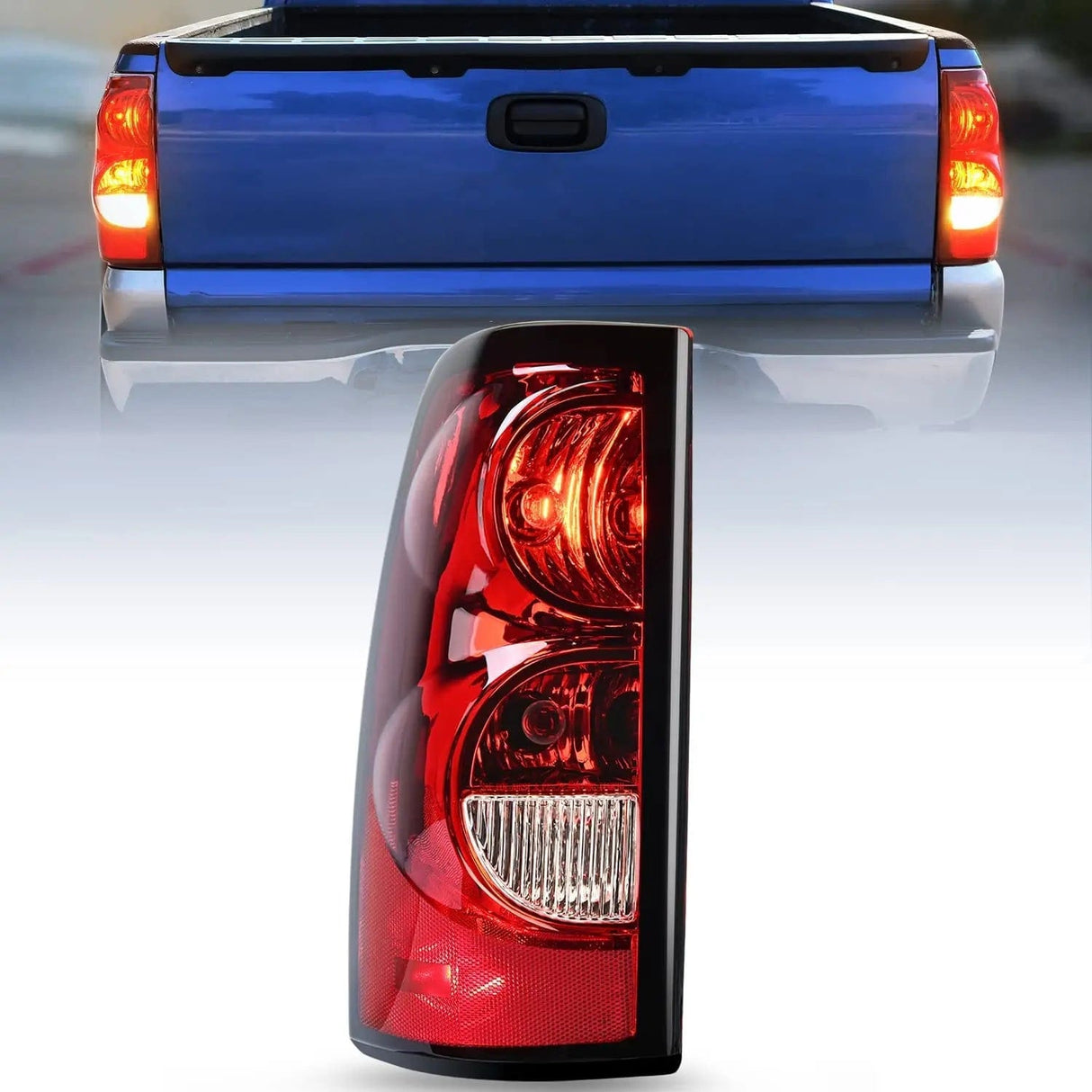 Taillight Assembly 2003 2004 2005 2006 Chevy Silverado 1500 1500HD 2500 2500HD 3500 2007 Chevy Silverado 1500 2500 3500 Classic Tail light Assembly Driver Side