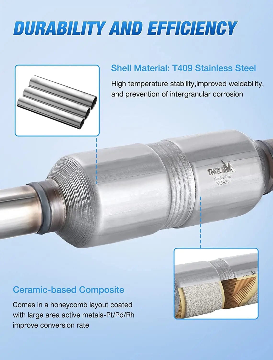 Catalytic Converter 2003 2004 2005 2006 2007 Honda Accord 2.4L Catalytic Converter