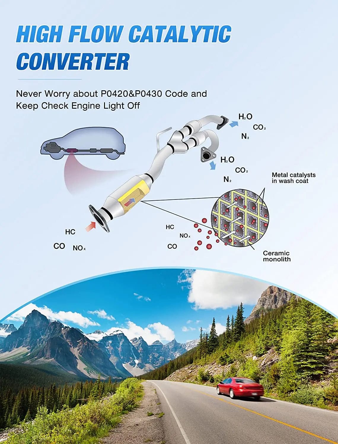 Catalytic Converter 2003 2004 2005 2006 2007 Nissan Murano 3.5L Catalytic Converter