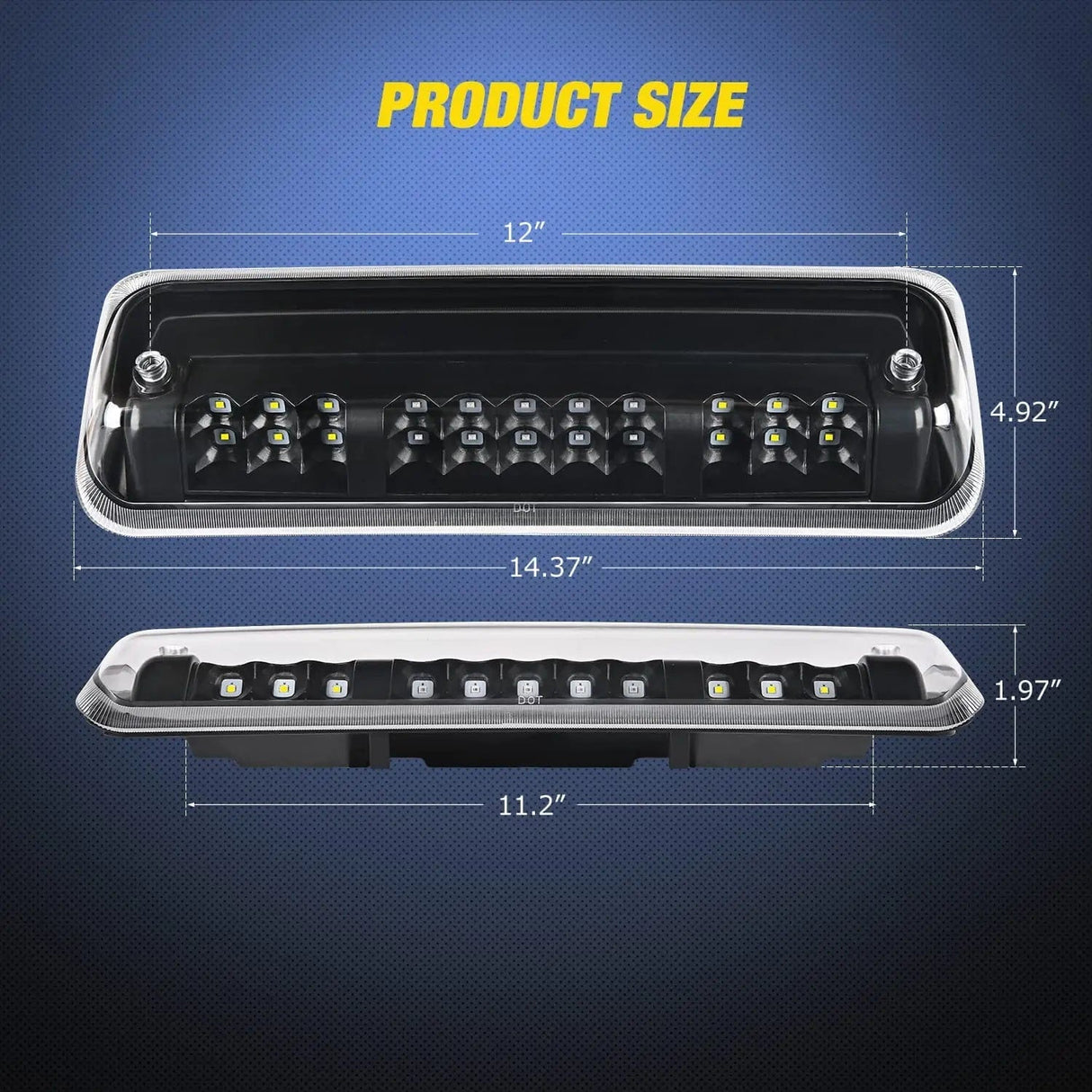 Third Brake Light 2004 2005 2006 2007 2008 Ford F150 Lobo 2007 2008 2009 2010 Ford Explorer Sport Trac Third Brake Light