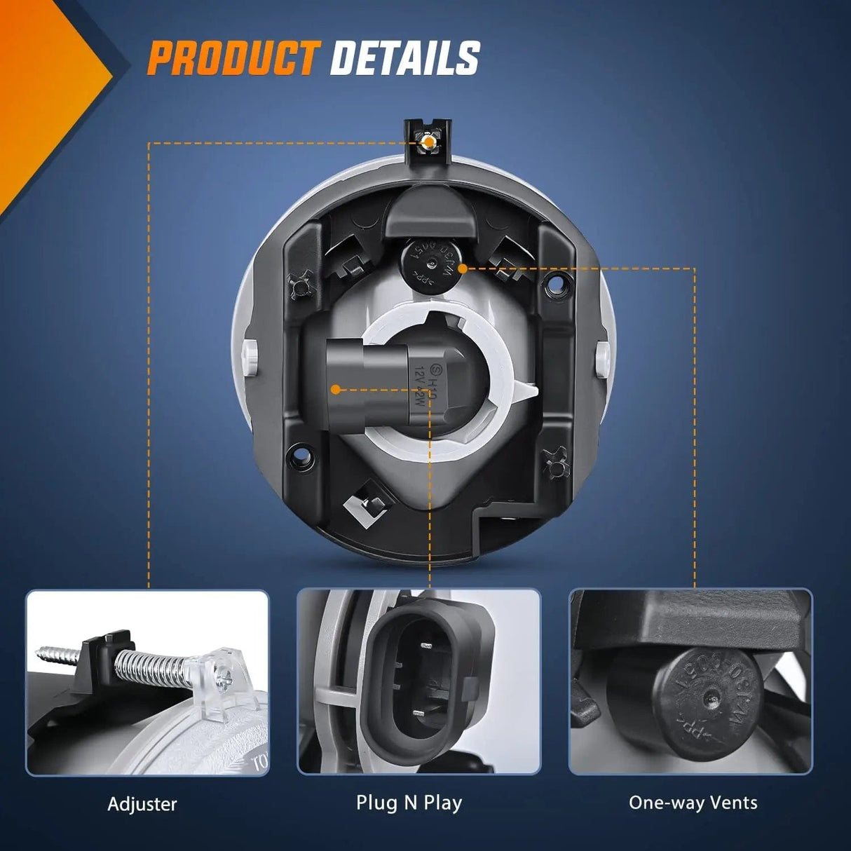 Fog Light Assembly 2005 2006 2007 2008 2009 2010Dodge Grand Cherokee 2007 2008 2009 Durango 2007 2008 2009 Chrysler 300 SRT8 Aspen 2005 2006 2007 2008 2009 Dodge Dakota 2006 2007 2008 2009 2010 Commander 2006 2007 2008 Raider Fog Light Assembly