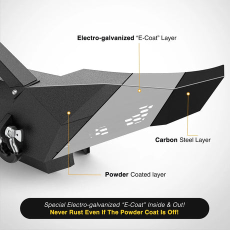 Front Bumper 2005 2006 2007 2008 2009 2010 2011 2012 2013 2014 2015 Toyota Tacoma Front Bumper Full Width Solid Steel Winch Plate Offroad 120W Light Bar 18W Pods
