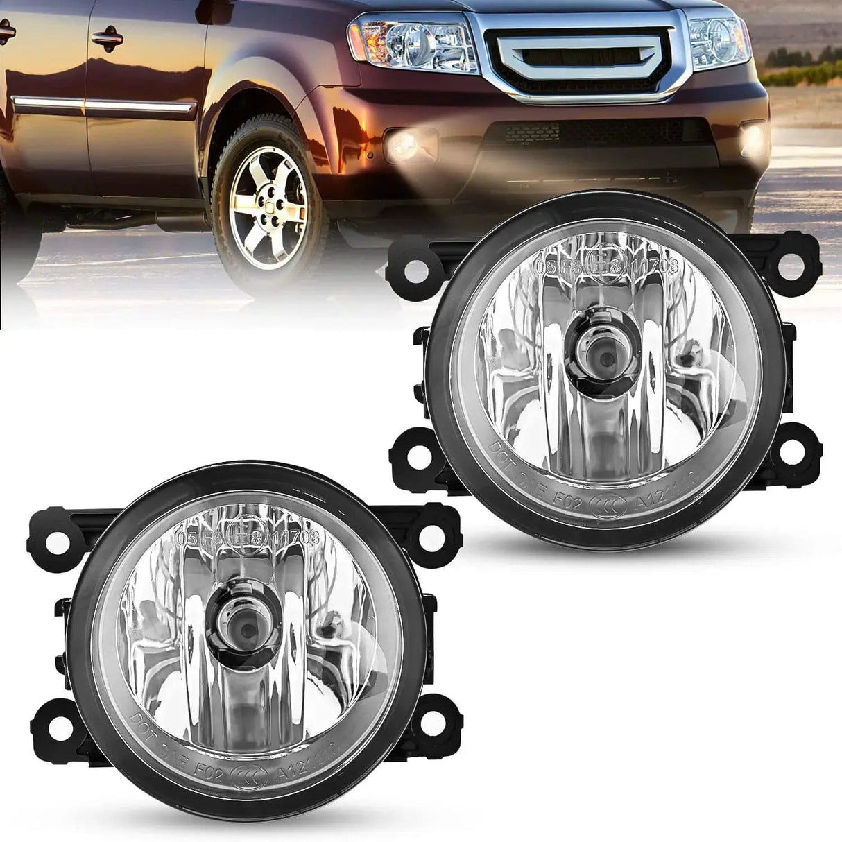 Fog Light Assembly 2005-2016 Ford 2005-2015 Lincoln 2010 2011 2012 2013 2014 2015 Honda 2010 2011 2012 2013 2014 2015 2016 Acura 2005-2015 Nissan 2010-2016 Subaru 2009 2010 2012 2013 Suzuki Fog Light Assembly