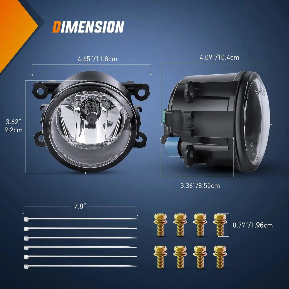 Fog Light Assembly 2005-2016 Ford 2005-2015 Lincoln 2010 2011 2012 2013 2014 2015 Honda 2010 2011 2012 2013 2014 2015 2016 Acura 2005-2015 Nissan 2010-2016 Subaru 2009 2010 2012 2013 Suzuki Fog Light Assembly