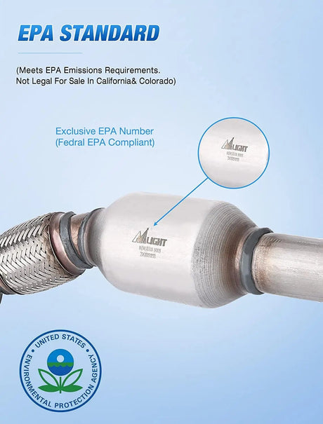 Catalytic Converter 2006 2007 2008 2009 2010 2011 Chevy Impala Monte Carlo 3.5L 3.9L Catalytic Converter