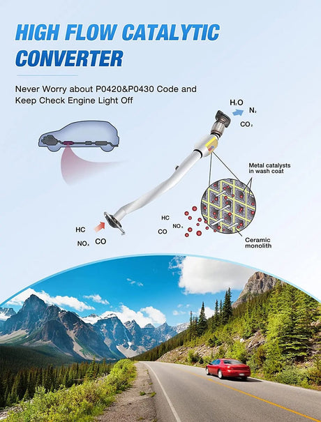 Catalytic Converter 2006 2007 2008 2009 2010 2011 Chevy Impala Monte Carlo 3.5L 3.9L Catalytic Converter