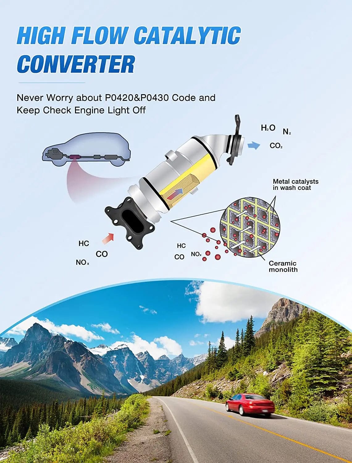 Catalytic Converter 2006 2007 2008 2009 2010 2011 Honda Civic 1.8L L4 Catalytic Converter