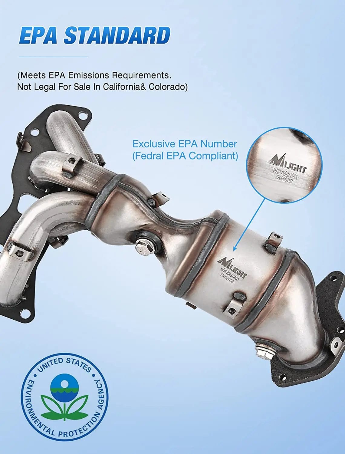 Catalytic Converter 2007 2008 2009 2010 2011 2012 2013 Nissan Altima 2.5L Catalytic Converter