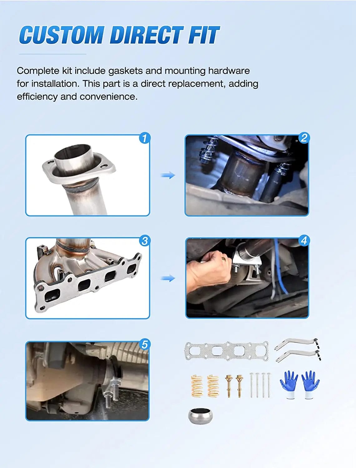 Catalytic Converter 2007 2008 2009 2010 2011 2012 2013 2014 2015 2016 2017 Jeep Patriot & 2007 2008 Dodge Caliber & 2007 2008 2009 2010 2011 2012 2013 2014 2015 2016 2017 Jeep Compass Catalytic Converter