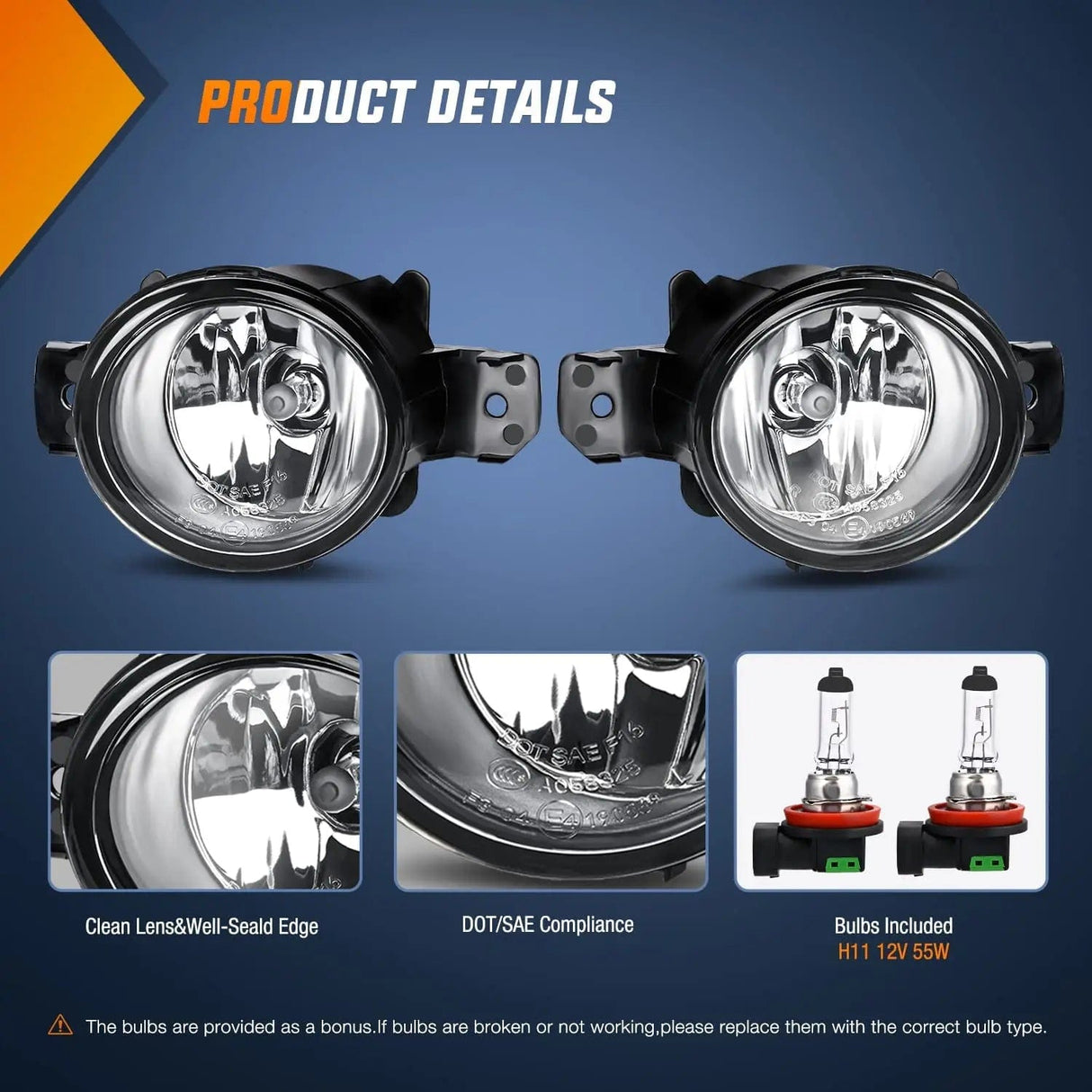 Fog Light Assembly 2007-2017 Nissan Sedan 2008-2013 Coupe 2012 2013 2014 2015 2016 2017 2018 2019 Versa 2014 2015 2016 Rogue Versa Note 2007-2014 Maxima 2016-2016 Pathfinder 2004-2015 Sentra Infiniti Fog Light Assembly