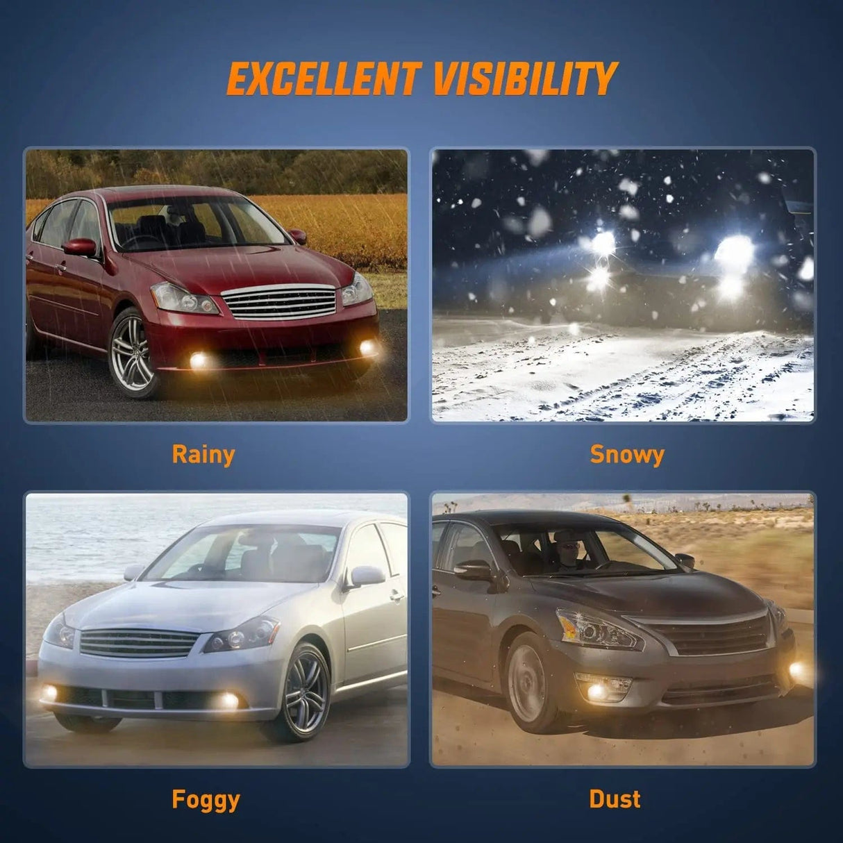 Fog Light Assembly 2007-2017 Nissan Sedan 2008-2013 Coupe 2012 2013 2014 2015 2016 2017 2018 2019 Versa 2014 2015 2016 Rogue Versa Note 2007-2014 Maxima 2016-2016 Pathfinder 2004-2015 Sentra Infiniti Fog Light Assembly