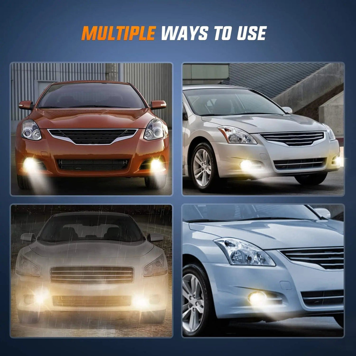 Fog Light Assembly 2007-2017 Nissan Sedan 2008-2013 Coupe 2012 2013 2014 2015 2016 2017 2018 2019 Versa 2014 2015 2016 Rogue Versa Note 2007-2014 Maxima 2016-2016 Pathfinder 2004-2015 Sentra Infiniti Fog Light Assembly