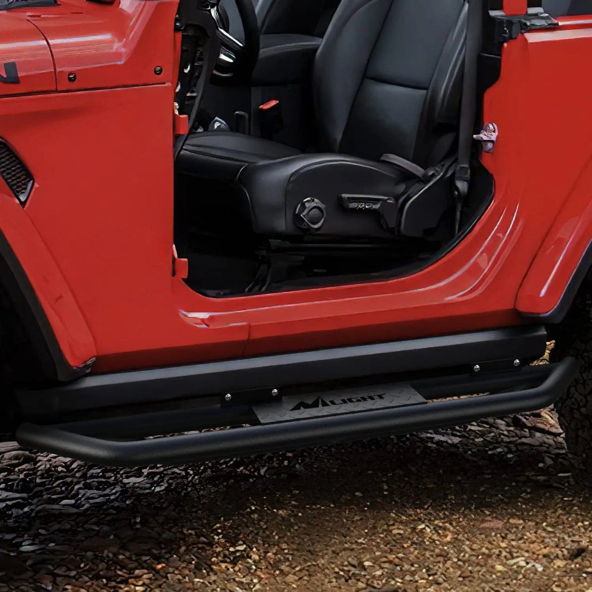 2007 2008 2009 2010 2011 2012 2013 2014 2015 2016 2017 2018 Jeep Wrangler JK & Unlimited 2 Door Running Boards Upgraded Dual Girder System Side Step Slip-Proof Textured Black Heavy Duty Truck Nerf Bars (No 4 DR & No JL)