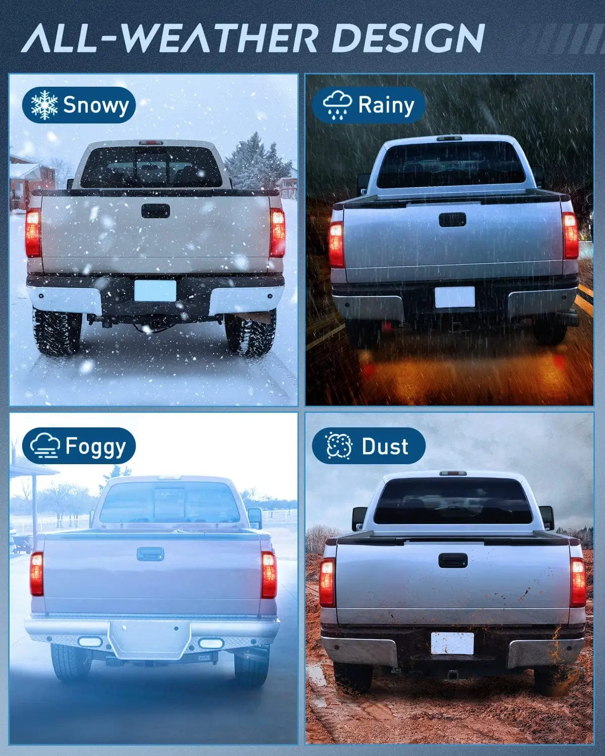 Taillight Assembly 2008 2009 2010 2011 2012 2013 2014 2015 2016 Ford F250 F350 F450 Super Duty Taillight Assembly Rear Lamp Replacement OE Style Passenger Side