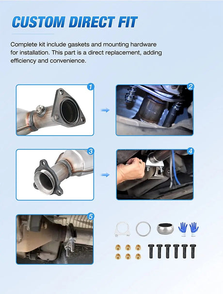 Catalytic Converter 2009 2010 2011 2012 2013 Chevy Silverado 1500 Avalanche & 2009 2010 2011 2012 2013 2014 Chevrolet Suburban 1500 Tahoe GMC Yukon & 2010 2011 2012 2013 GMC Sierra 1500 Cadillac Escalade Hybrid Catalytic Converter