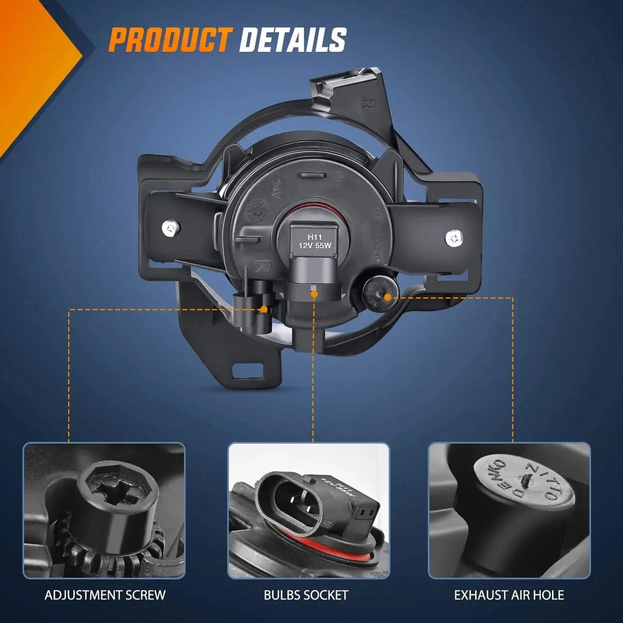 Fog Light Assembly 2010 2011 2012 Nissan Altima Fog Light Assembly Clear Lens