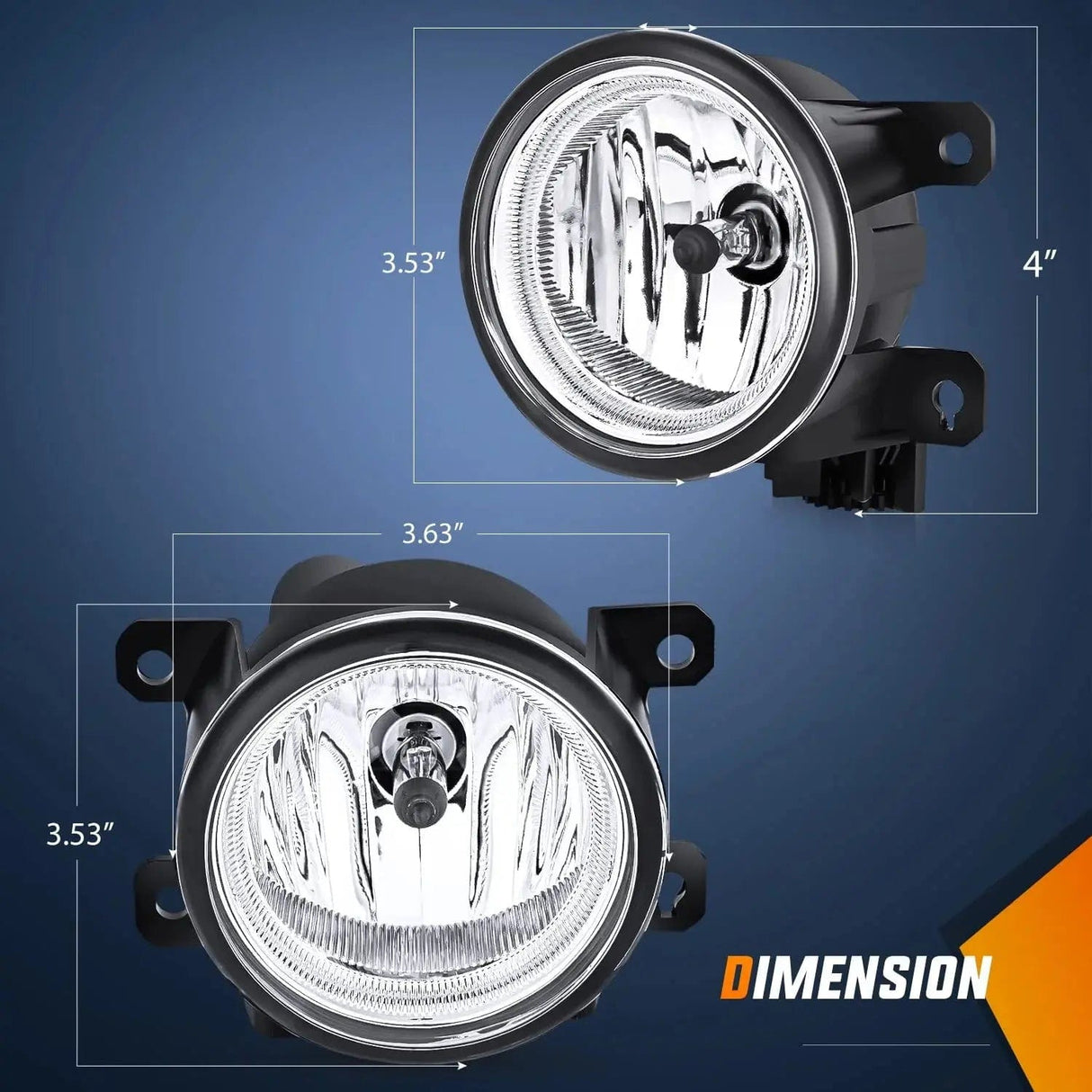 Fog Light Assembly 2013 2014 2015 Honda Accord 2013-2021 Civic 2015 2016 2017 2018 2019 2020 Fit 2019 2020 HRV Fog Lights Assembly