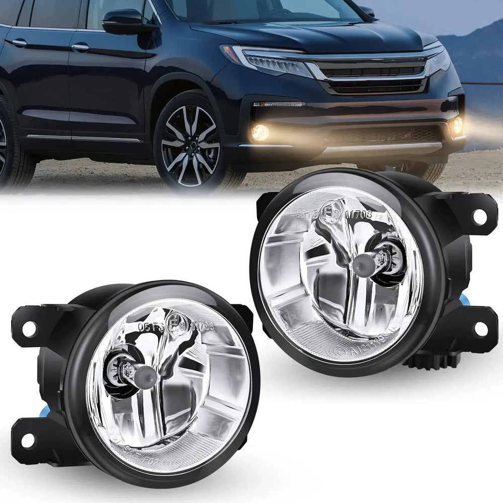 Fog Light Assembly 2013 2014 2015 Honda Accord Civic 2016 2017 2018 Pilot 2014 2015 2016 2017 Compass 2013 2014 2015 Crosstour CRV Chrysler 2017 2018 JEEP Cherokee 2010-2018 RDX TSX TL ILX Fog Lights Assembly