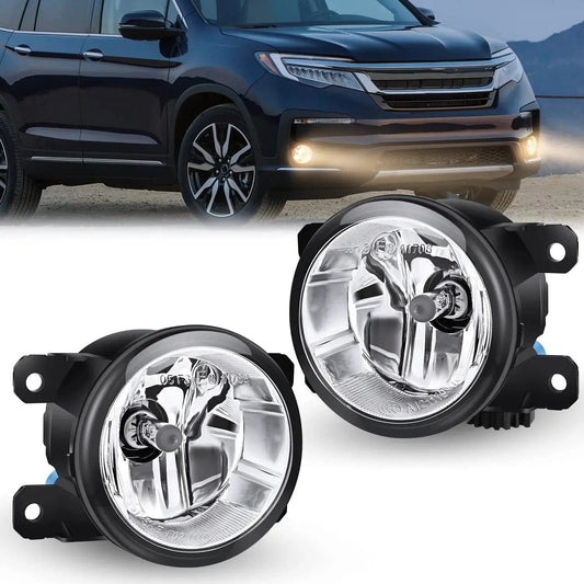 Fog Light Assembly 2013 2014 2015 Honda Accord Civic 2016 2017 2018 Pilot 2014 2015 2016 2017 Compass 2013 2014 2015 Crosstour CRV Chrysler 2017 2018 JEEP Cherokee 2010-2018 RDX TSX TL ILX Fog Lights Assembly