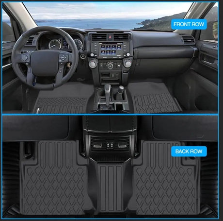Floor Mat 2014 2015 2016 2017 2018 2019 2020 2021 2022 2023 2024 Lexus GX460 / 2013 2014 2015 2016 2017 2018 2019 2020 2021 2022 2023 Toyota 4Runner TPE Floor Mats