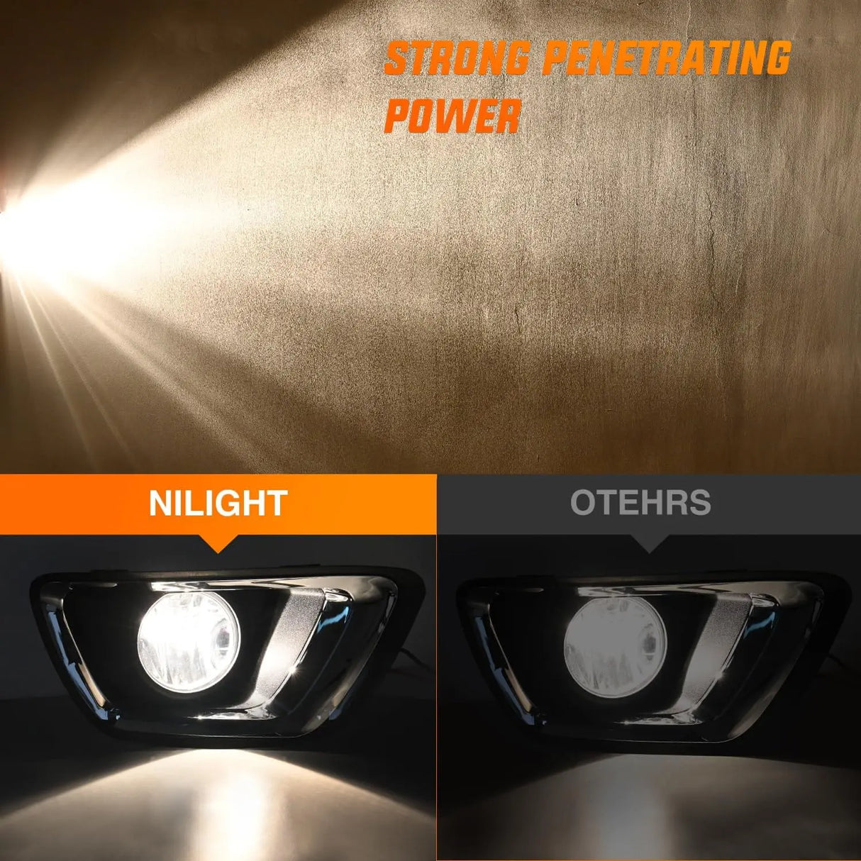 2015-2020 Chevy Colorado Fog Light Assembly 5202 Bulbs Clear Lens Nilight