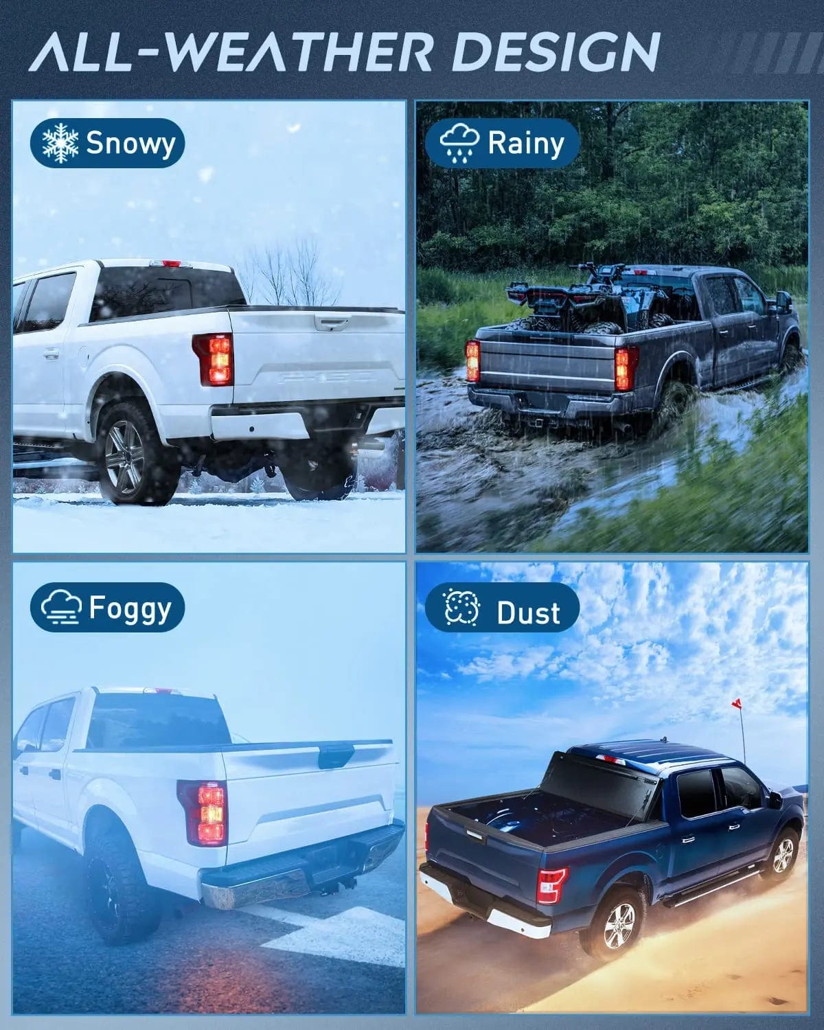 Taillight Assembly 2018 2019 2020 Ford F150 Tail light Assembly Rear Lamp Replacement OE Style Red Housing with Bulbs and Harness Driver Passenger side