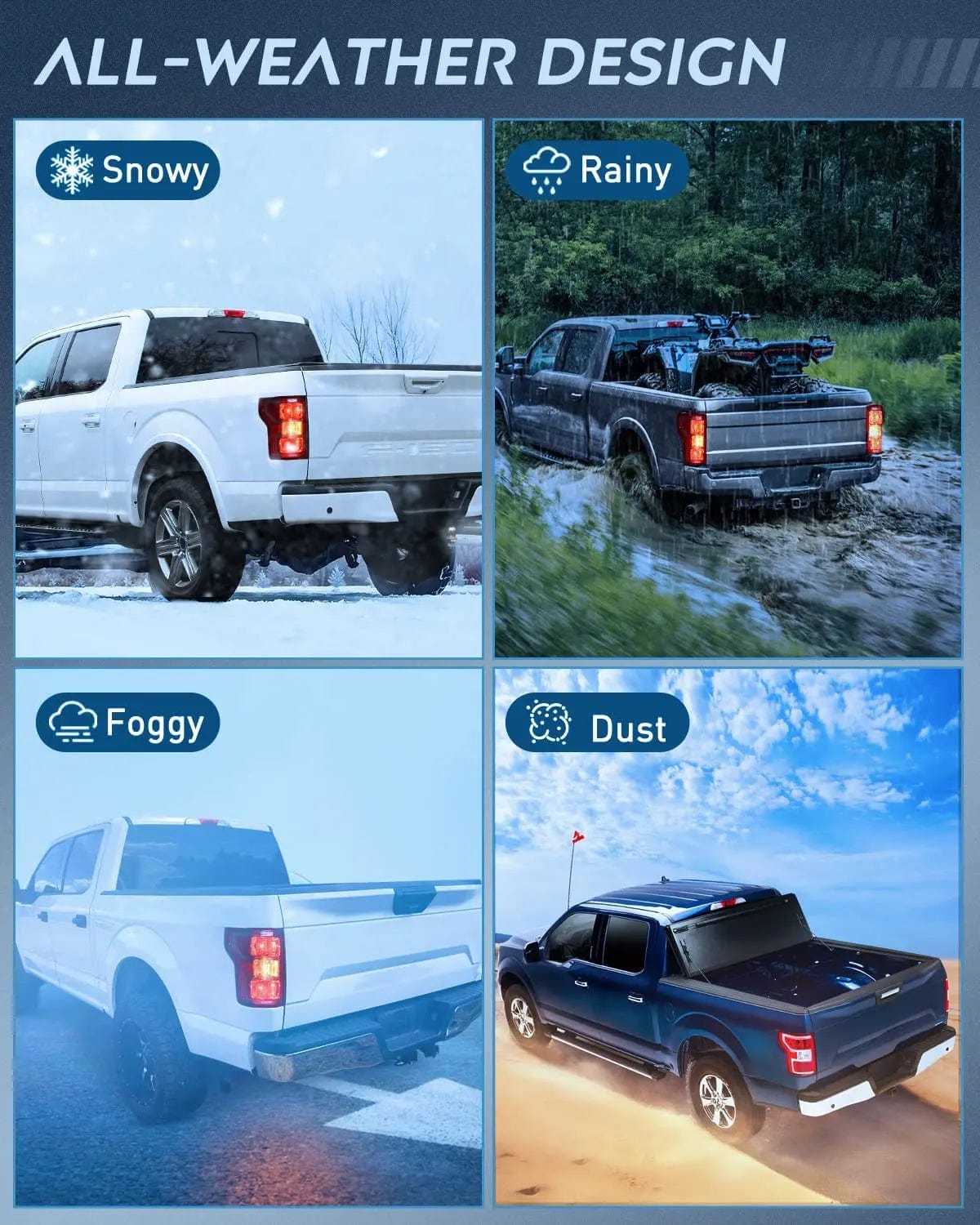 Taillight Assembly 2018 2019 2020 Ford F150 Tail light Assembly Rear Lamp Replacement OE Style Red Housing with Bulbs and Harness Driver Side