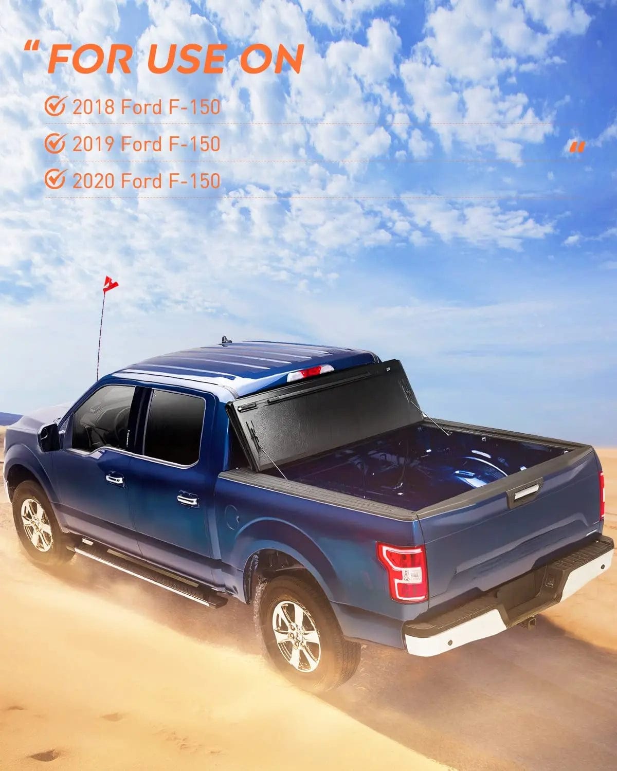 Taillight Assembly 2018 2019 2020 Ford F150 Tail light Assembly Rear Lamp Replacement OE Style Red Housing with Bulbs and Harness Driver Side