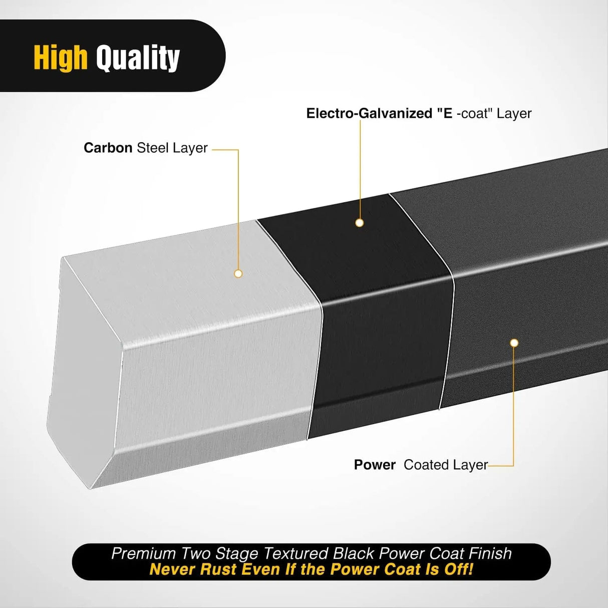 Running Board 2019 2020 2021 2022 2023 Dodge Ram 1500 4 Door Crew Cab Running Boards 4 Inch Drop Side Steps Bolt-on Off-Road Black Powder Coated Nerf Bars Running Boards