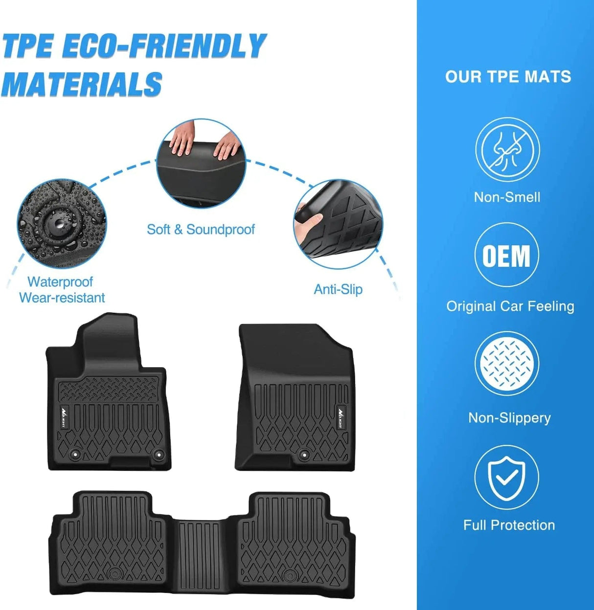 Floor Mat 2022 2023 2024 2025 Hyundai Tucson TPE Floor Mats