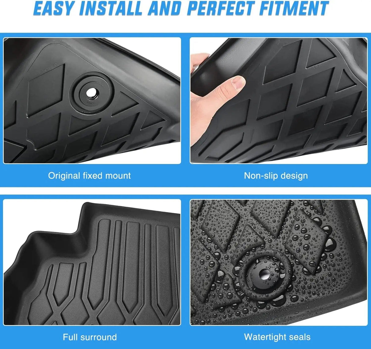 Floor Mat 2022 2023 2024 2025 Hyundai Tucson TPE Floor Mats