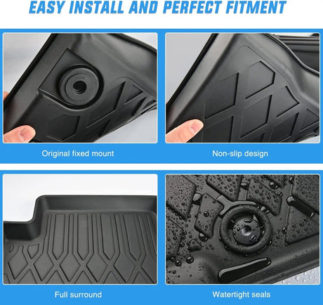 2023 2024 Kia Sportage Non-Hybrid TPE Floor Mats Nilight